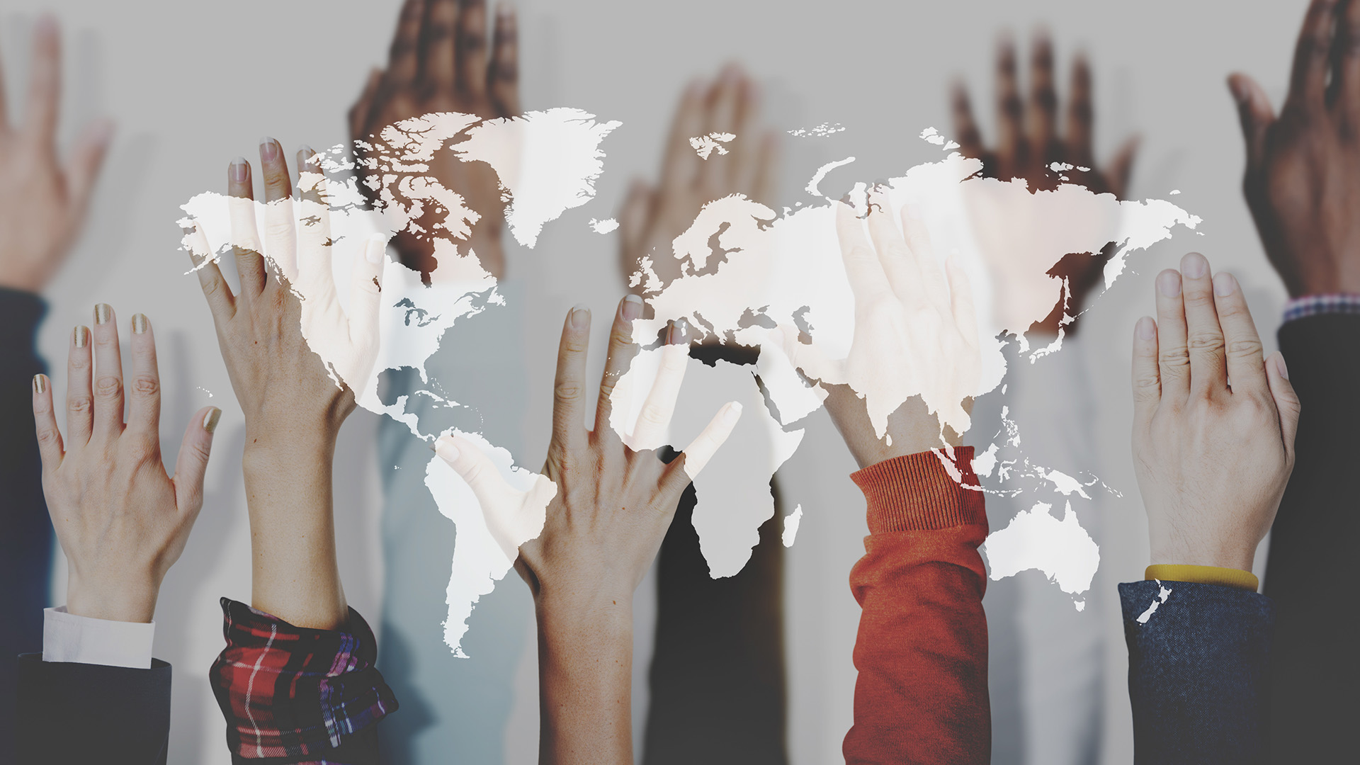 hands up for the world