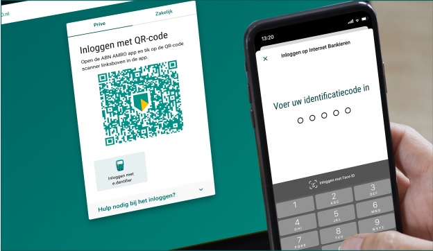 Stap 6 inloggen met een QR-code