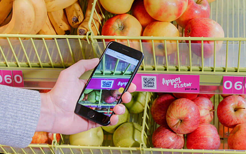 QR-codes breken door in de foodsector