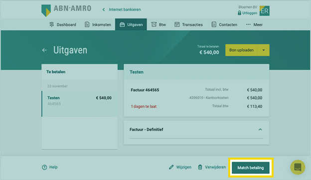 Zakelijke bankgarantie