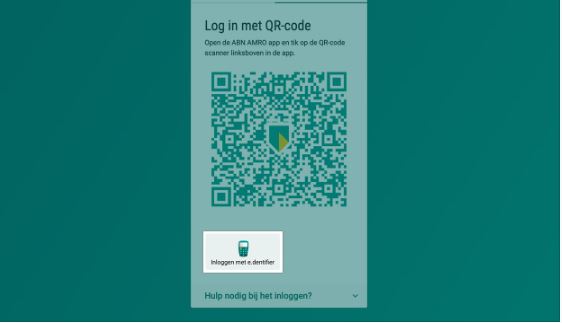 Klik op het plaatje met de e.dentifier  