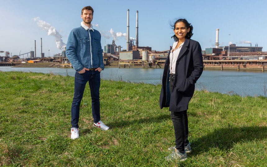 Jong team ontwikkelt baanbrekend CO2-reductieproject Tata Steel